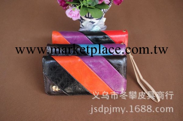 2013女士高仿拼皮時尚百搭型手拿包工廠,批發,進口,代購