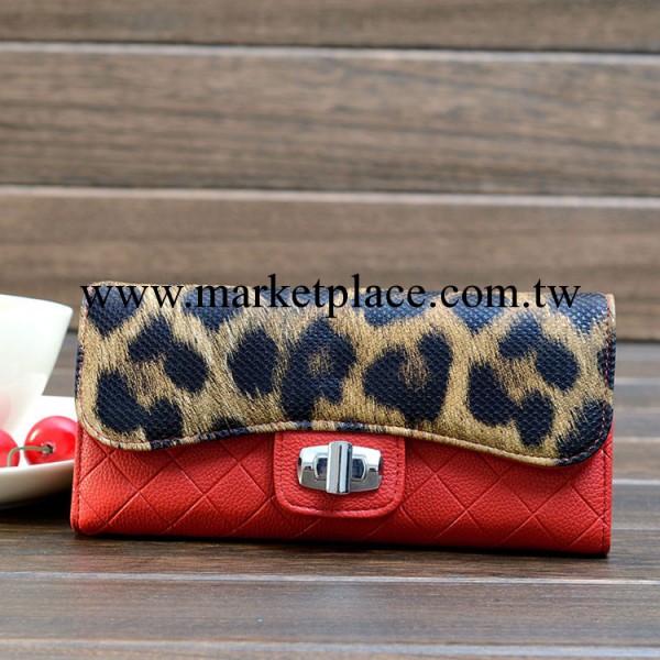 2013歐美新款靚麗時尚百搭豹紋長款錢包手拿包手抓包包郵熱賣新品工廠,批發,進口,代購