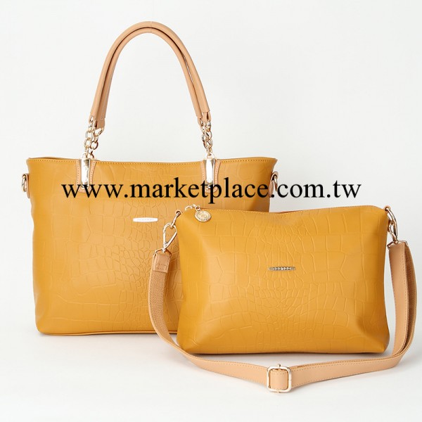 秋冬新款石頭紋單肩斜跨竹節壓鑄五金單肩斜跨多用子母包3068工廠,批發,進口,代購