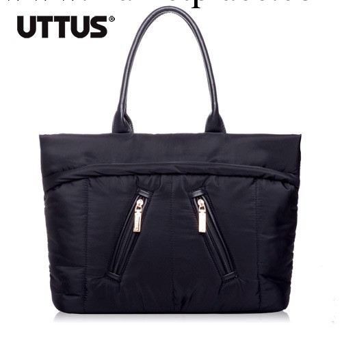 秋冬新款潮包韓版太空棉手提車縫線羽絨棉襖包品牌女包一件代發工廠,批發,進口,代購