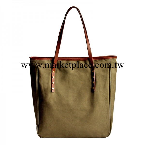 新款女式包包批發 歐美時尚帆佈手提包單肩包 復古鉚釘外貿女士包工廠,批發,進口,代購