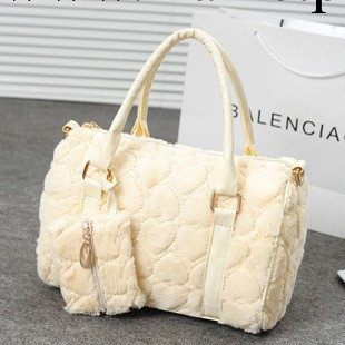 時尚女包冬季新款桃心毛毛絨包單肩手提包女式包帶小包零錢手機包工廠,批發,進口,代購