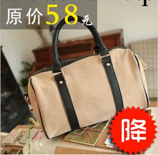 W-1342 2013秋冬新款韓版女式包包 磨砂皮女包手提斜挎兩用包包工廠,批發,進口,代購