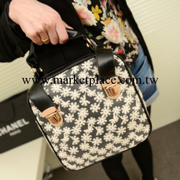 2013新款女包潮 夏季新品 韓版復古學生包單肩手提包蕾絲小包包工廠,批發,進口,代購
