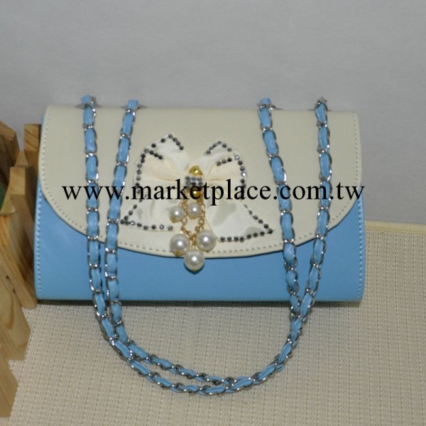 廠傢直銷秋冬韓版新款單肩包潮鏈條包撞色手提包糖果包單肩包工廠,批發,進口,代購