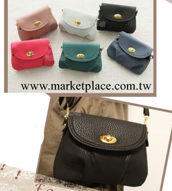 廠傢批發韓國新款女包 2013韓版時尚復古日系小包斜挎水餃包LZ253工廠,批發,進口,代購