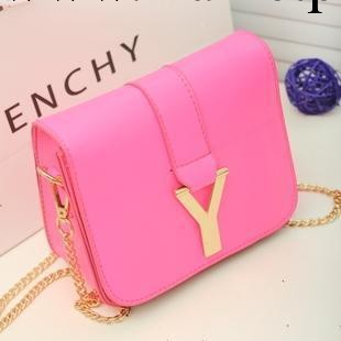 【供應】2013新款單肩女包女士糖果色Y字百搭斜跨包特價一件代發工廠,批發,進口,代購