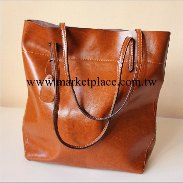 梵古拉2013秋季新款推薦復古真皮女包單肩手拎包包 油蠟牛皮工廠,批發,進口,代購