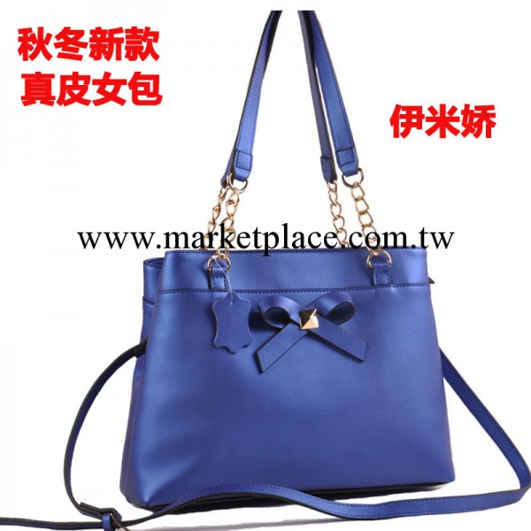 秋冬爆款歐美大牌同款蝴蝶結真皮女包手提單肩牛皮包女士真皮包包工廠,批發,進口,代購
