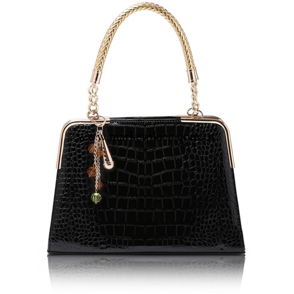 2013陽光美包新款歐美時尚鱷魚紋亮面漆皮女包手提包定形斜挎包袋工廠,批發,進口,代購