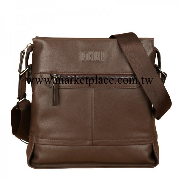 新款頭層牛皮男士單肩包 時尚休閒商務斜挎男包 真皮男包品牌批發工廠,批發,進口,代購