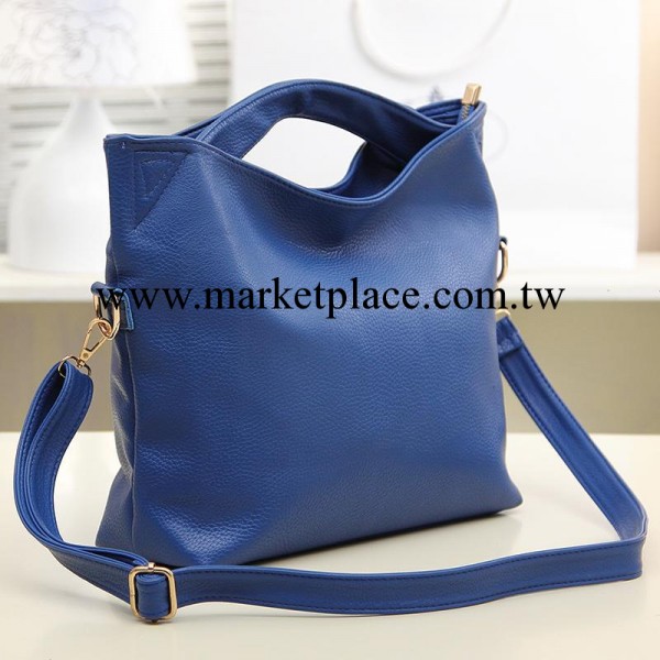 新款韓版  時尚休閒 單肩手提斜跨包袋女士包《藍色工廠,批發,進口,代購
