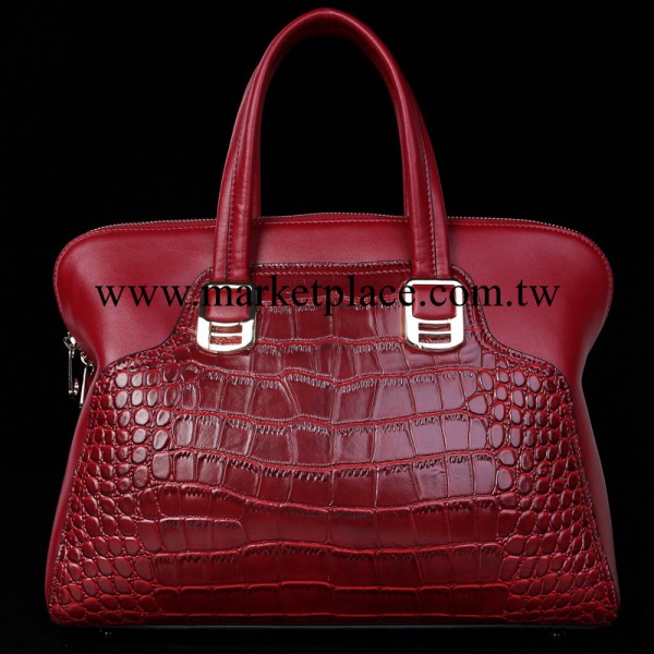 2013年春季新款廠傢直銷高檔鱷魚紋休閒手提真皮女包批發代理工廠,批發,進口,代購