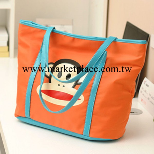 夏季爆款熒光大嘴包 休閒女包批發撞色單肩挎包 手拎猴子手提包工廠,批發,進口,代購