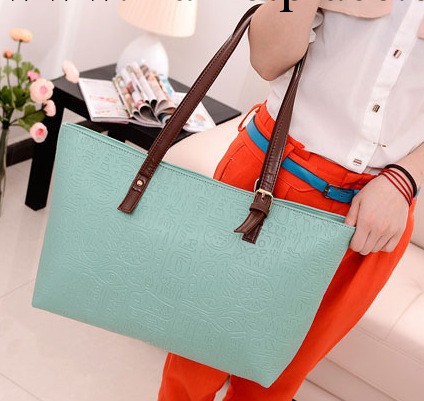 2013新款升級版女包韓版休閒壓花單肩包可調節手提包包甲骨文包工廠,批發,進口,代購