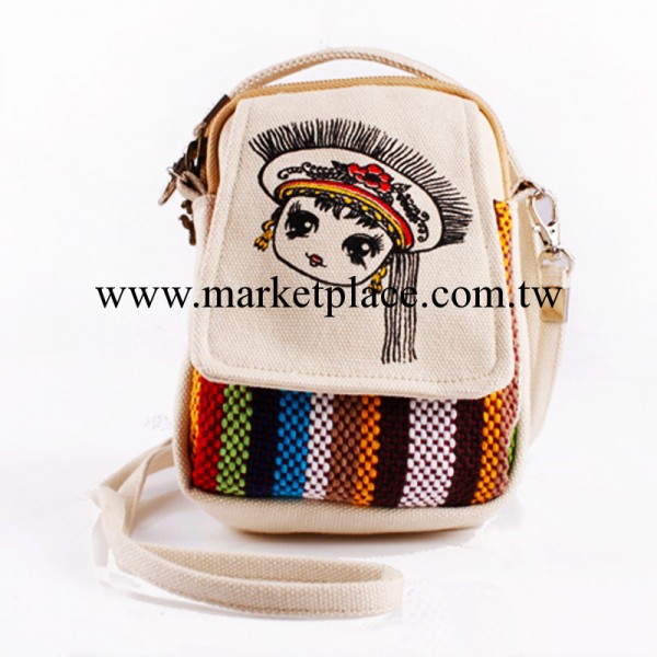 彩雲印記L34帆佈可斜挎零錢包手機包雲南民族包包女包廠傢批發工廠,批發,進口,代購
