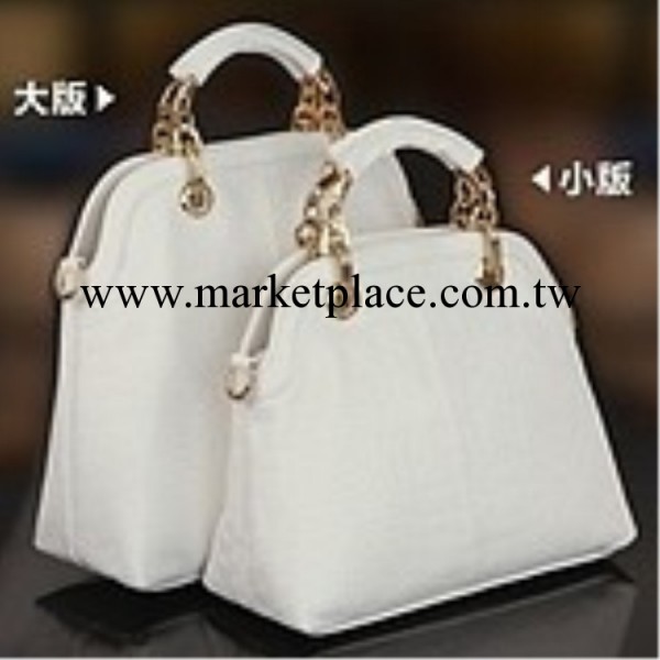 2013新款潮 女包 韓版時尚鱷魚紋單肩包 手提斜跨 大包特價工廠,批發,進口,代購