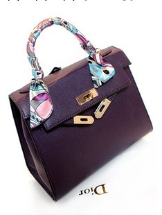 明星同款女士包包2013新款斜跨手提兩用大牌歐美kelly凱莉鉑金包工廠,批發,進口,代購