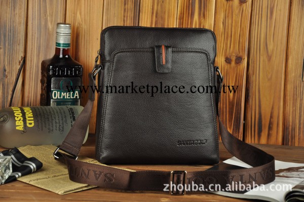 聖大高夫男士單肩包 男包商務休閒包牛皮斜挎包韓版混批低價AS064工廠,批發,進口,代購