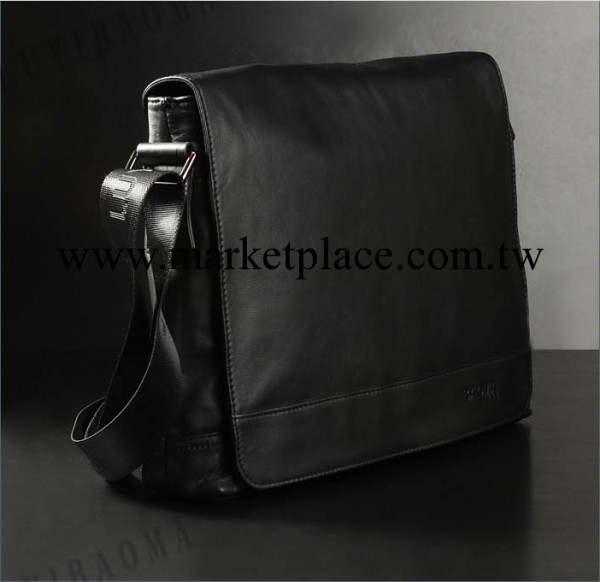 廣州真皮男包 2013新款 頭層牛皮休閒電腦單肩斜挎真皮男包5091工廠,批發,進口,代購