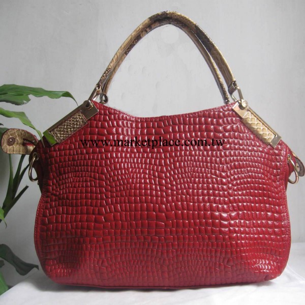 廠傢直銷 爆款鱷魚紋真皮手提單肩斜挎頭層牛皮女包 新款一件代發工廠,批發,進口,代購