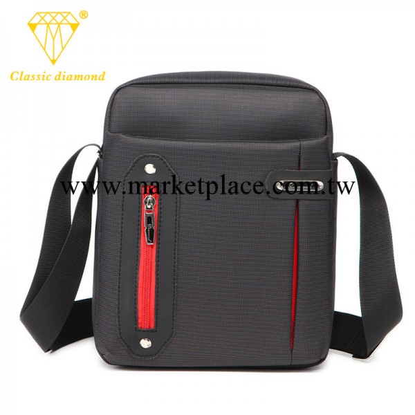 經典鉆石進口佈料時尚單肩男包 單肩斜跨包商務男包 男士休閒皮包工廠,批發,進口,代購