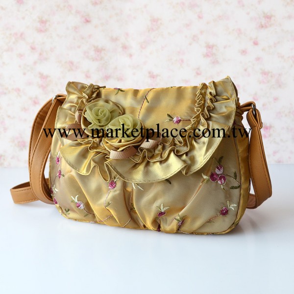 飛藝秋季新款蕾絲花朵包包淑女繡花單肩斜挎包包 多色 可混批083工廠,批發,進口,代購