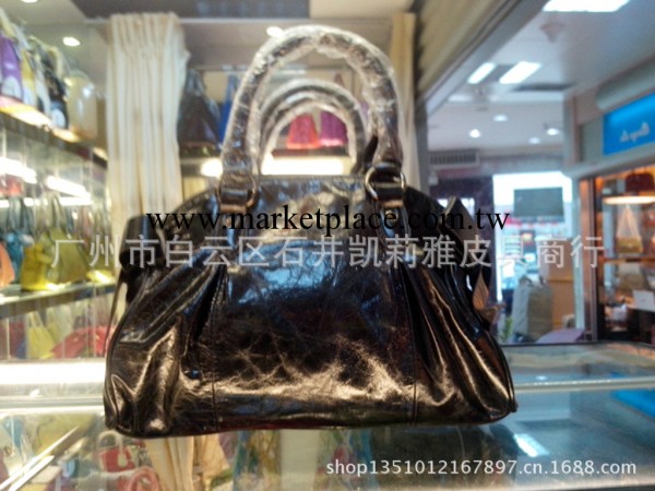 精品熱銷 新款潮女純色真皮包 頭皮油蠟皮手提包 休閒手拎斜挎包工廠,批發,進口,代購