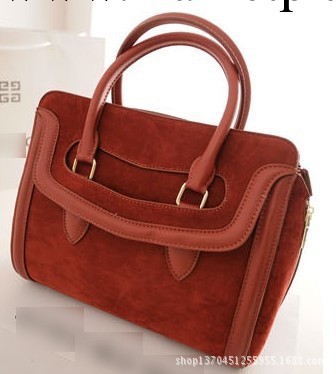 2013秋冬新款歐美大牌高端復古磨砂皮手提女包 蝙蝠包 手提單肩包工廠,批發,進口,代購