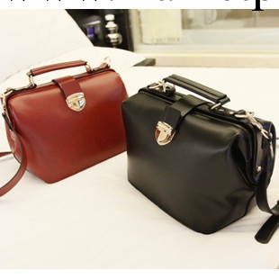 熱賣韓版復古醫生包 新款潮女手提斜挎包 歐美時尚女包 廠傢直銷工廠,批發,進口,代購