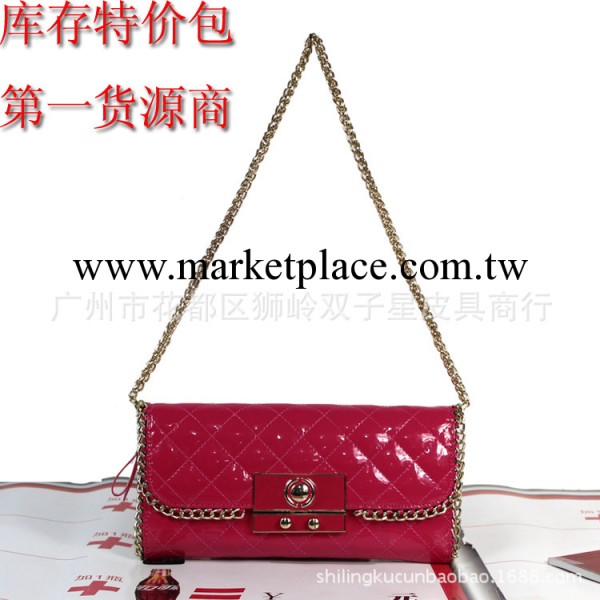 X1 批發品牌真牛皮小包廣州斜挎包流行車線菱格鏈條真皮女包工廠,批發,進口,代購