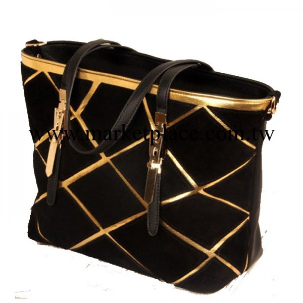 2013秋冬新款潮女包包 歐美時尚拼接磨砂真皮手提單肩斜跨女包工廠,批發,進口,代購