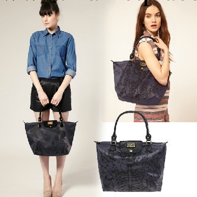 AS//Paul's Boutique 歐美風限量骷髏頭單肩手拎包包 手提包工廠,批發,進口,代購