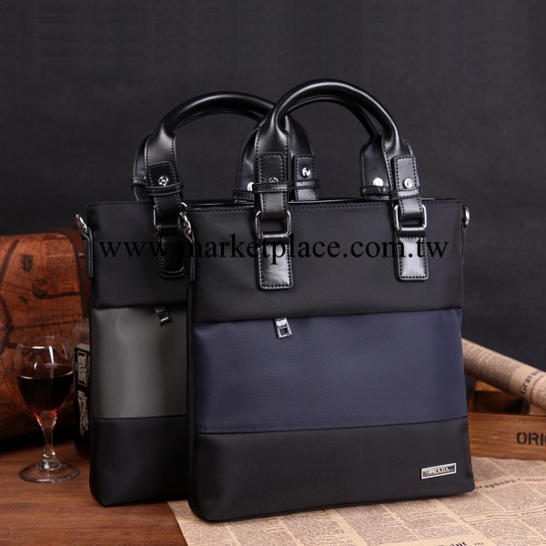 牛津佈男包手提包 男士休閒包 豎版公文包單肩包斜挎包商務包工廠,批發,進口,代購