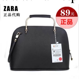 zara正品代購款品牌女包包 歐美熱銷氣質黑色OL通勤貝殼包單肩包工廠,批發,進口,代購