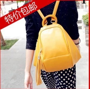 2013新款女包包韓版流蘇雙肩包三用包多功能背包皮潮休閒包工廠,批發,進口,代購