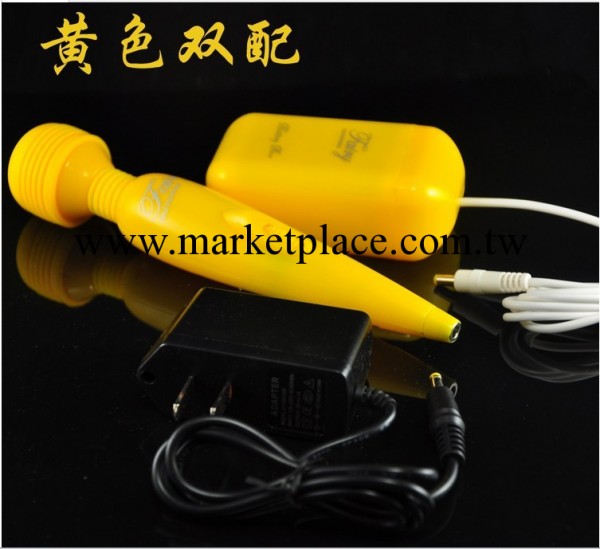 供應情趣用品雙配充電自慰器 帶配件頭 AV棒 成人用品批發工廠,批發,進口,代購