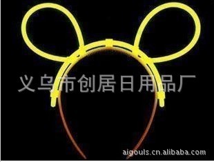 廠傢直銷 熒光發簪 發光 聖誕節禮物 助威道具 熒光發夾配件批發工廠,批發,進口,代購