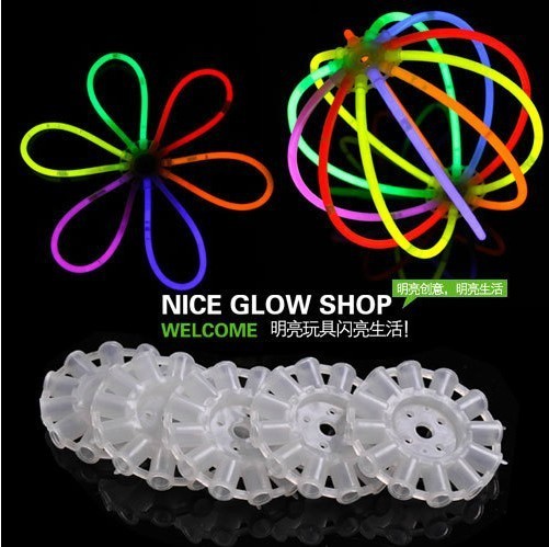 明亮批發 聖誕節禮品低價熒光配件 發光棒球接頭發光玩具廠傢工廠,批發,進口,代購