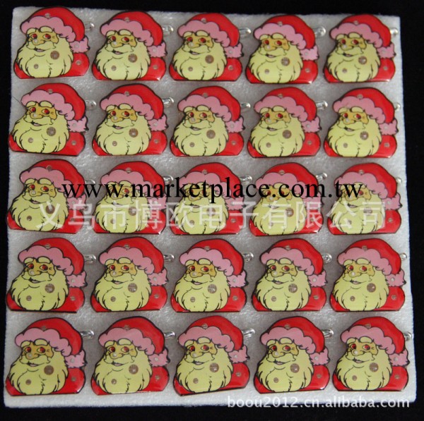 黃胡子聖誕老人閃光胸針/禮物裝飾 發光胸針 聖誕禮品 胸針系列工廠,批發,進口,代購