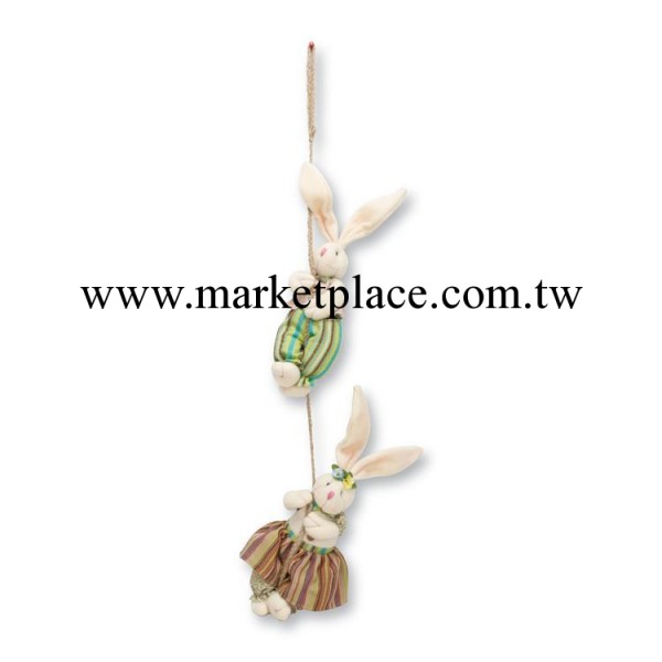 聖誕工藝品廠 聖誕禮品 9寸爬繩兔子串 G01378 可來樣定制工廠,批發,進口,代購