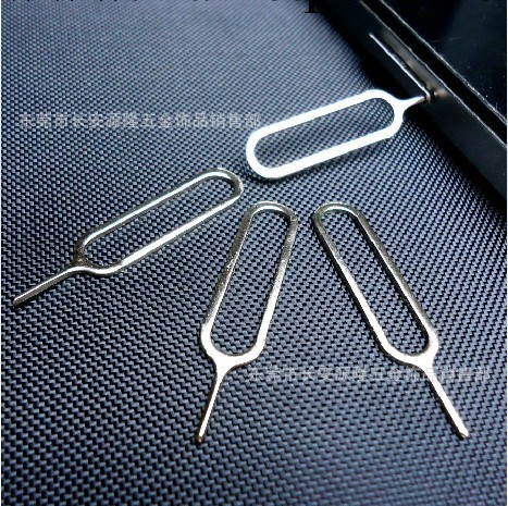 蘋果取卡針取卡器 iphone4S5取卡針iPhone4回形針配件3G IPAD SIM工廠,批發,進口,代購