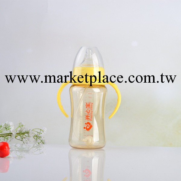 嬰兒用品代理批發 開心寶 寬口徑帶手柄帶吸管 300ml ppsu奶瓶工廠,批發,進口,代購