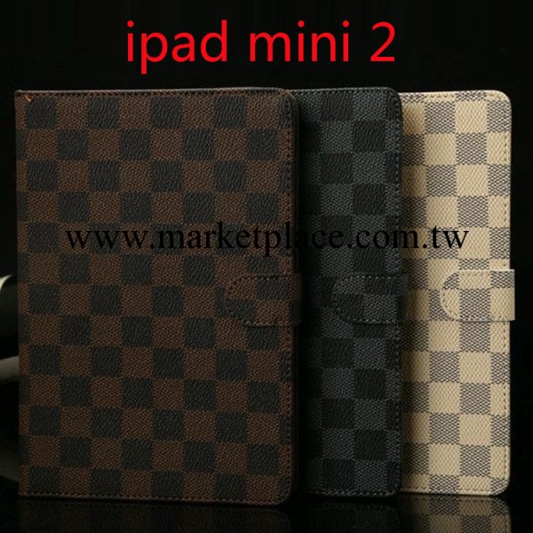 ipad mini皮套 ipad mini2保護套ipad mini2保護殼 mini2 格子紋工廠,批發,進口,代購