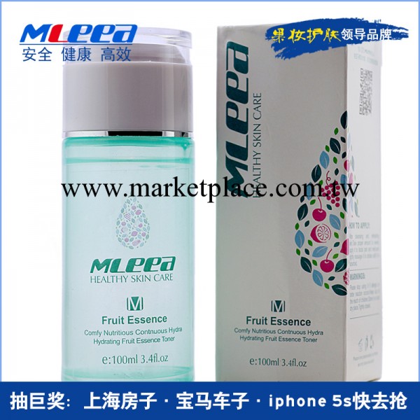mleea水果精華舒爽補水保濕滋養美白爽膚水100ml 化妝水 一件代發工廠,批發,進口,代購
