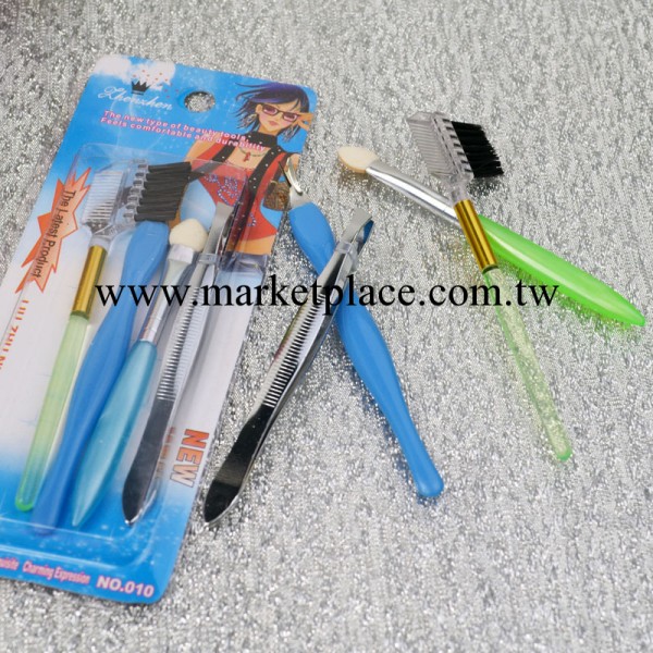 F128 4件套美容工具 化妝工具批發 2元店熱銷專批工廠,批發,進口,代購