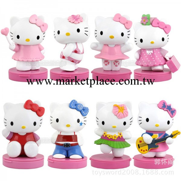 動漫周邊8款正版hello kitty KT貓 凱蒂貓公仔人偶玩具手辦擺件工廠,批發,進口,代購