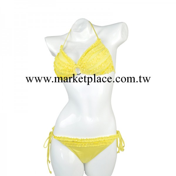 性感比基尼泳裝 維多利亞分體泳衣bikini 蕾絲褶皺聚攏泳衣 外貿工廠,批發,進口,代購