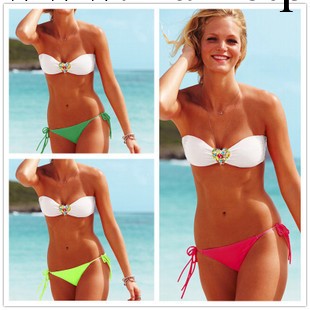 維多利亞的秘密 比基尼 心形水鉆比基尼 VS bikini 性感泳衣歐美工廠,批發,進口,代購