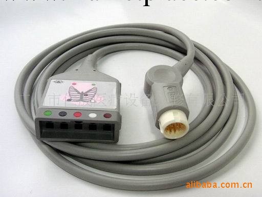 批量供應 心電圖機配件 GEPRO1000三導電纜 心電電纜 監護機配件工廠,批發,進口,代購